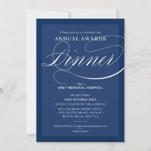 PREISVERLEIHUNG Abendessen Geschäftsevent elegant Einladung