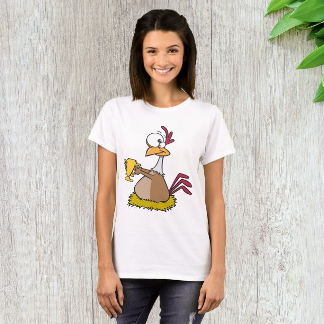 Preisverleihung an Chicken Womens T - Shirt (Von Creator hochgeladen)