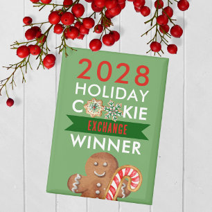 Preisverleihung für den Holiday Cookie Contest Magnet