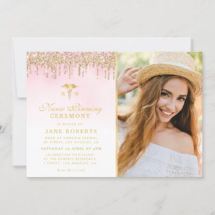 Preisverleihung für Glitzer in Gold  Einladung