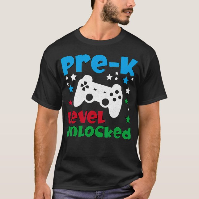 PreK Level unlocks PreKindergarten T-Shirt (Vorderseite)