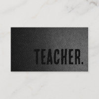 Premier Black Imitats Leather Tutor