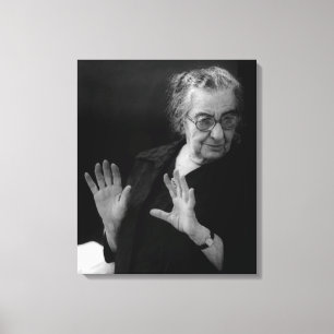 Premierminister Golda Meir Leinwanddruck