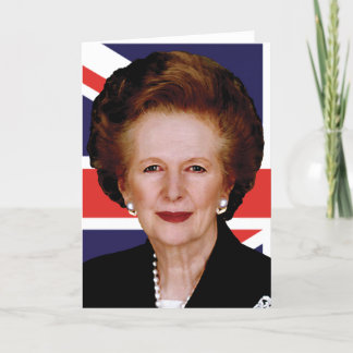 Premierminister Margaret Thatcher - die eiserne Karte
