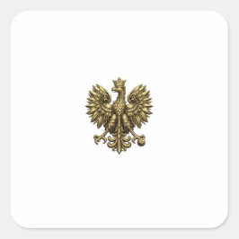 Premium Aufkleber mit polnischen Wurzeln