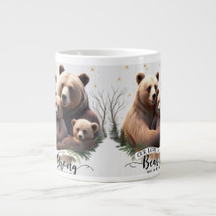 Premium-Bär-Starke-Familie-Jumbo-Tasse - Zwei Jung Jumbo-Tasse