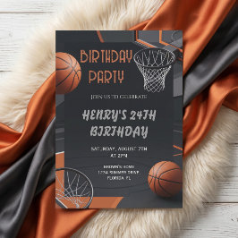 Premium-Basketball-Geburtstagseinladung Einladung