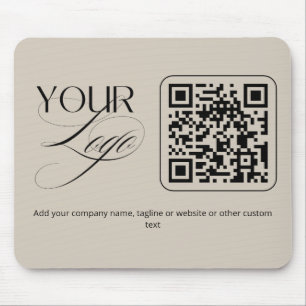 Premium Benutzerdefinierter Text Pastell Vanille Q Mousepad