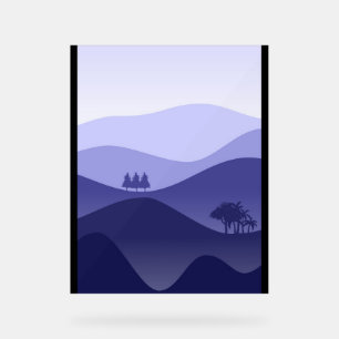 Premium-Bergmalerei Acrylschild