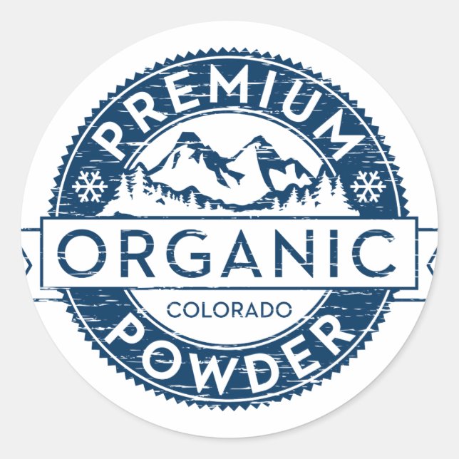 Premium Bio Colorado Pulver Aufkleber (Vorderseite)