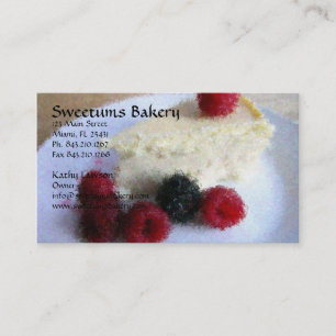 Premium Business Card für Bäckereien Visitenkarte