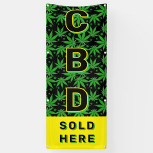Premium CBD-Öl hier Verkauft Anzeige Banner