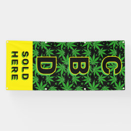 Premium CBD Öl verkauft hier Werbung Banner
