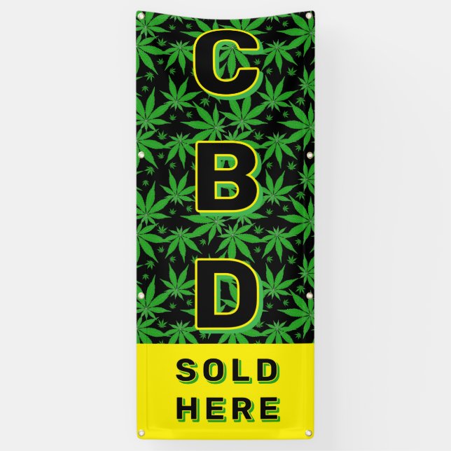 Premium CBD Öl verkauft hier Werbung Banner (Vertikal)