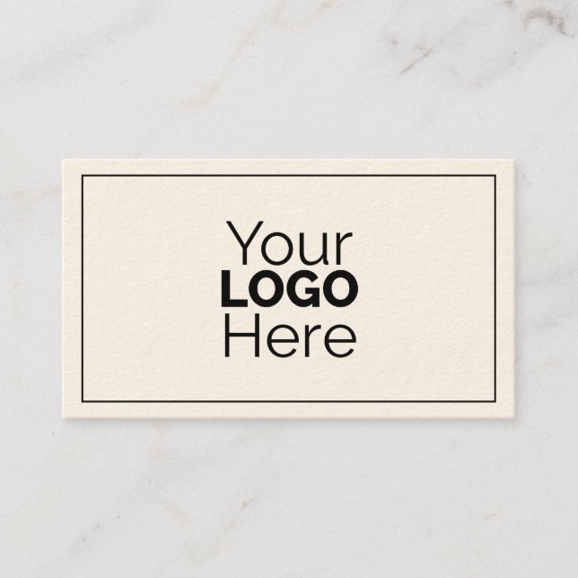 Premium Eggshell Custom Business Card Visitenkarte (Vorderseite)
