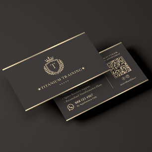Premium Fitness Coach Personal Trainer Fitnessstud Visitenkarte