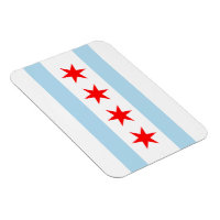Premium Flex-Magnete für Chicago Flag