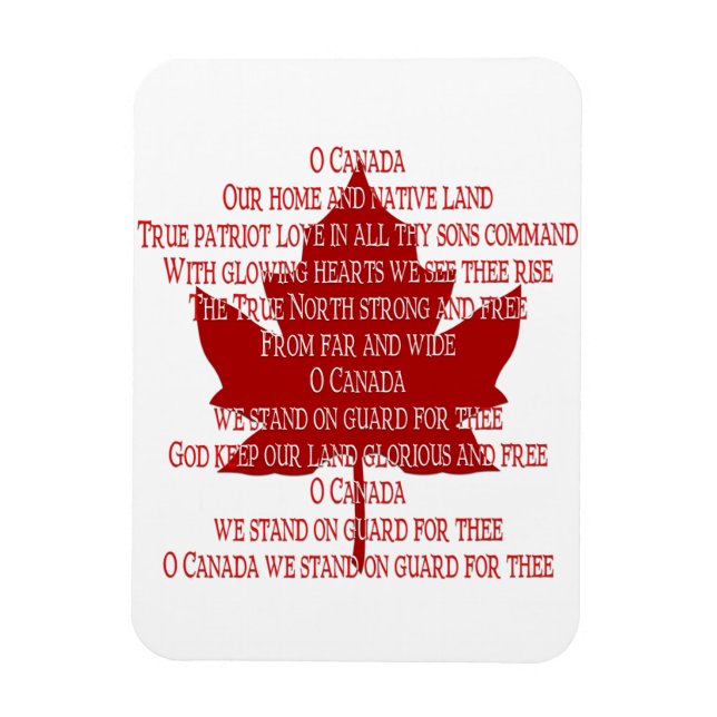 Premium Flexi Canada Magnet Kanada Souvenir (Vertikal)
