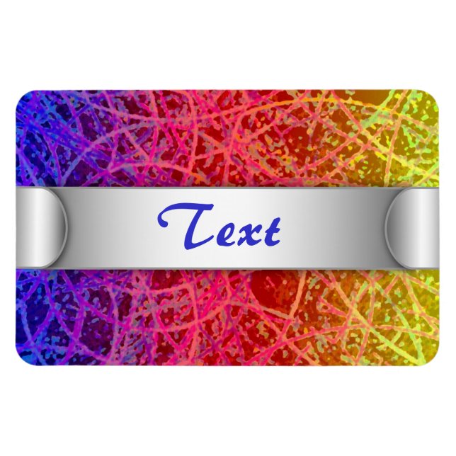 Premium Flexi Magnet Informel Art Abstrakt (Horizontal)
