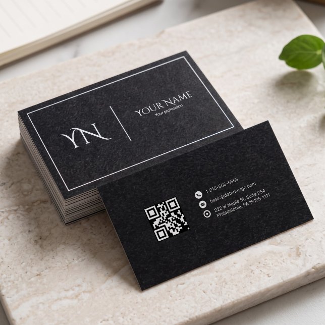 Premium-Geschäftskarte mit QR-Code Visitenkarte (Von Creator hochgeladen)