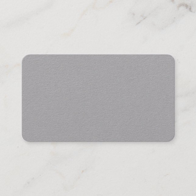 Premium Gray Rounded Business Card Visitenkarte (Vorderseite)