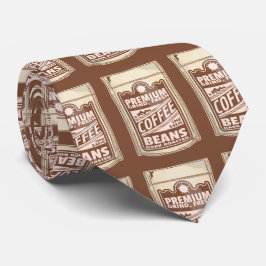 Premium Kaffeebohnen Plakat-Café Barista Krawatte