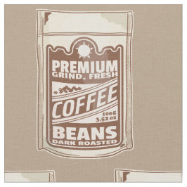 Premium Kaffeebohnen Plakat-Café Barista Stoff