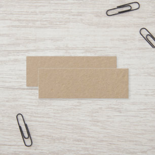 Premium Kraft Mini Business Card Visitenkarte