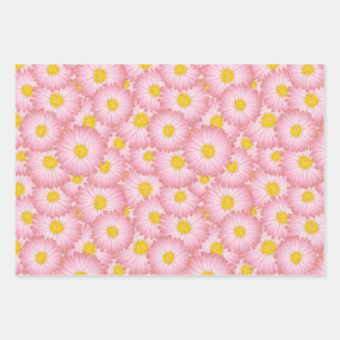 Premium-Kunst-Blumengeschenkverpackung - Set aus 3 Geschenkpapier Set