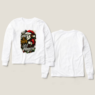 Premium Kuschel-Weihnachtsbär-Top Edgy Winter-Gesc