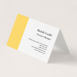 Premium-Leinen Schlicht Beruflich Minimalistisch Visitenkarten