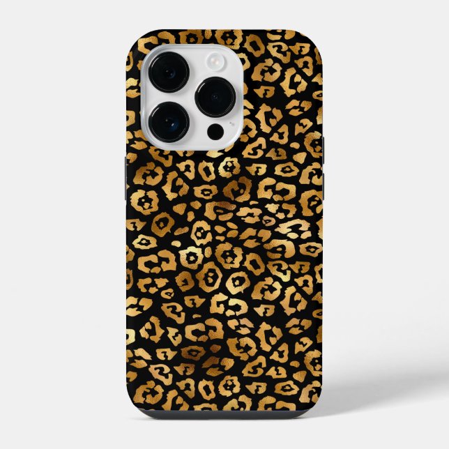 Premium Leopard-Muster iPhone Hülle (Rückseite)