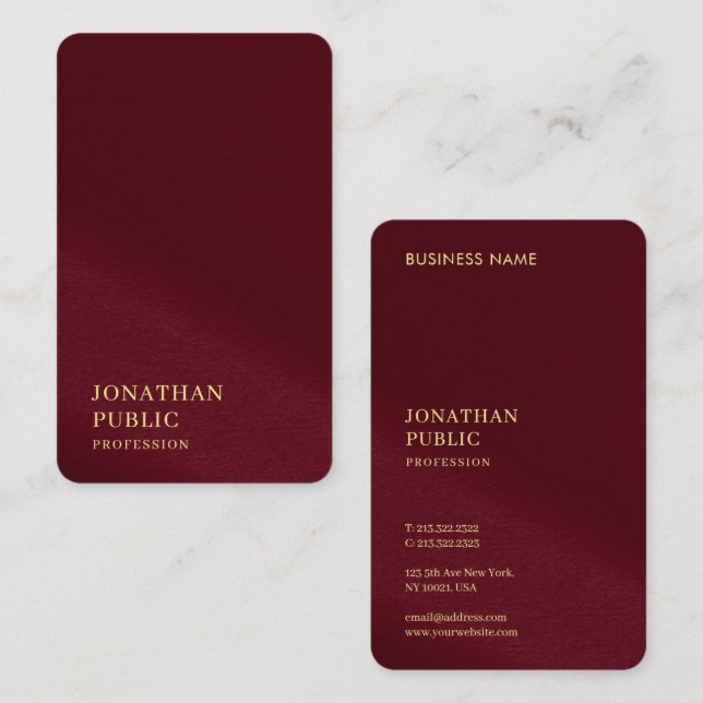 Premium Linen Ocean Japanisch Größe Gold Text Luxe Visitenkarte (Vorne/Hinten)