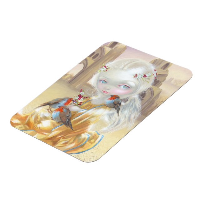 Premium Magnet "Angel bei Glastonbury Abbey" (Linke Seite)