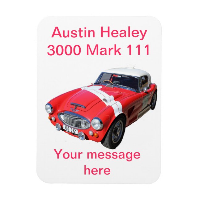 PREMIUM MAGNET - Austin Healey 3000 Mark 111 (Vertikal)