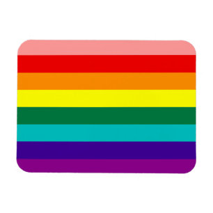 Premium-Magnet für den ersten Rainbow-Gay Pride Magnet