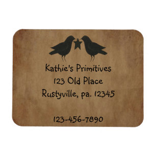 Premium-Magnet für primitive Krähen Magnet