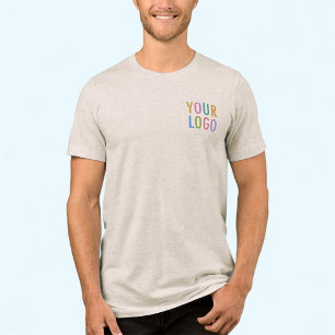 Premium Männerlogo für kundenspezifische Markenbez Tri-Blend Shirt