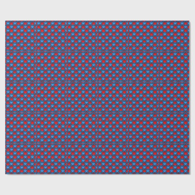 Premium Matt Wrapping Paper - farbenfrohe 3D Digit Geschenkpapier (Flach)