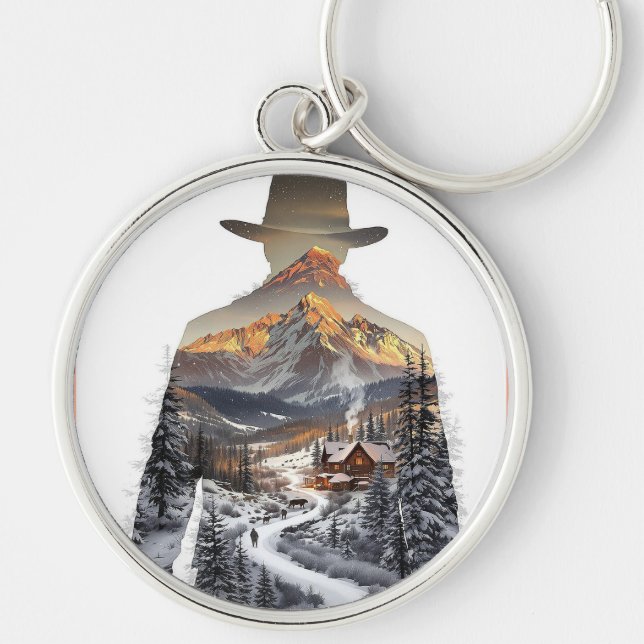 "Premium Metal Keychain – Sleek, Durable & Stylish Schlüsselanhänger (Vorne)