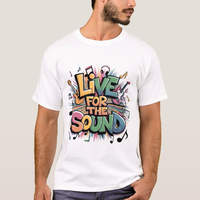 Premium Music Soul Design T-Shirt (Vorderseite)