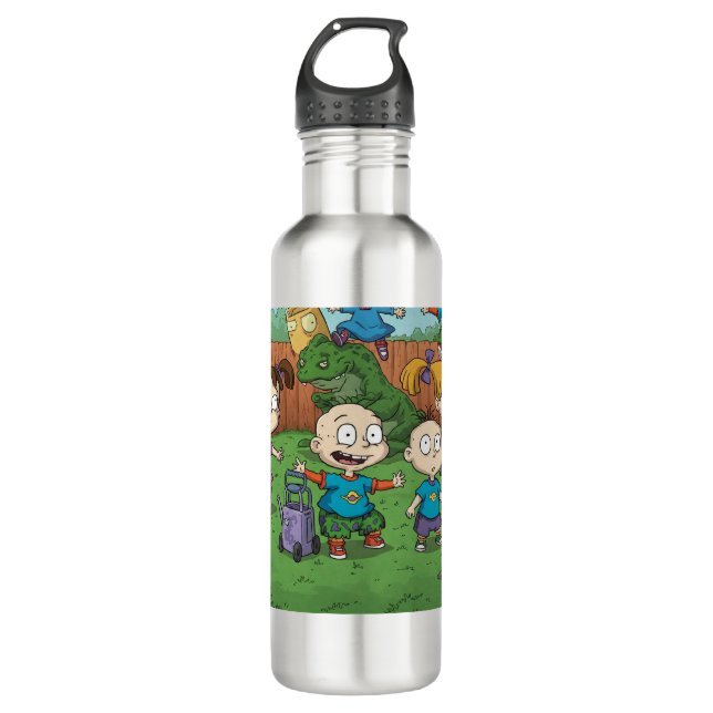 Premium Nickelodeon Rugrats Edelstahlflasche (Vorderseite)