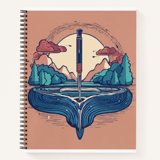 Premium-Notebook: Erweitern Sie Ihre Schreiberfahr Notizbuch (Vorderseite)