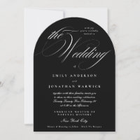 Premium Onyx Elegante Kalligraphie Der Hochzeitsto