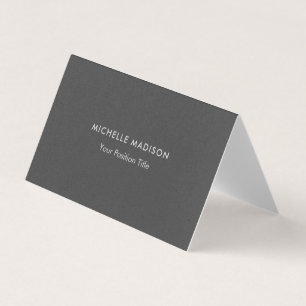 Premium Pearl Trendy Minimalistisch Beruflich Schl Visitenkarten