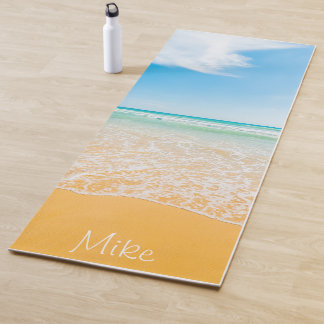 Premium Personalisiert Beach Themed Yoga Mat Yogamatte