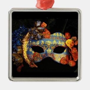 PREMIUM-QUADRATVERZIERUNG **NEW-ORLEANS-STIL** SILBERNES ORNAMENT