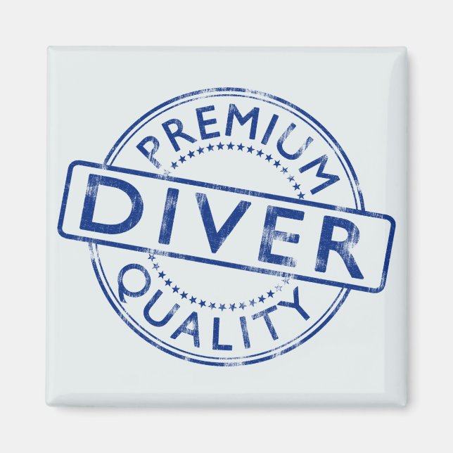 Premium Quality Diver Magnet (Vorne)