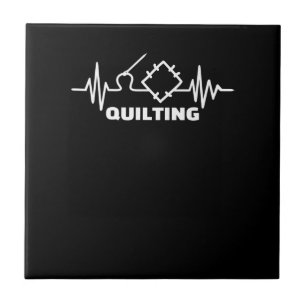 Premium-Quiltierstoff Funny Quilly Lovers Fliese
