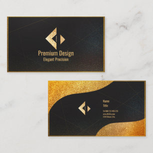 Premium Royal Gold Beruflich Business Card Visitenkarte